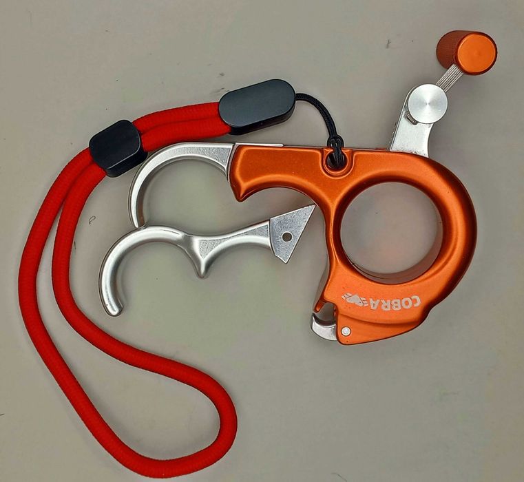 Release arc compound Cobra Harvester - thumb release & wrist lanyard
