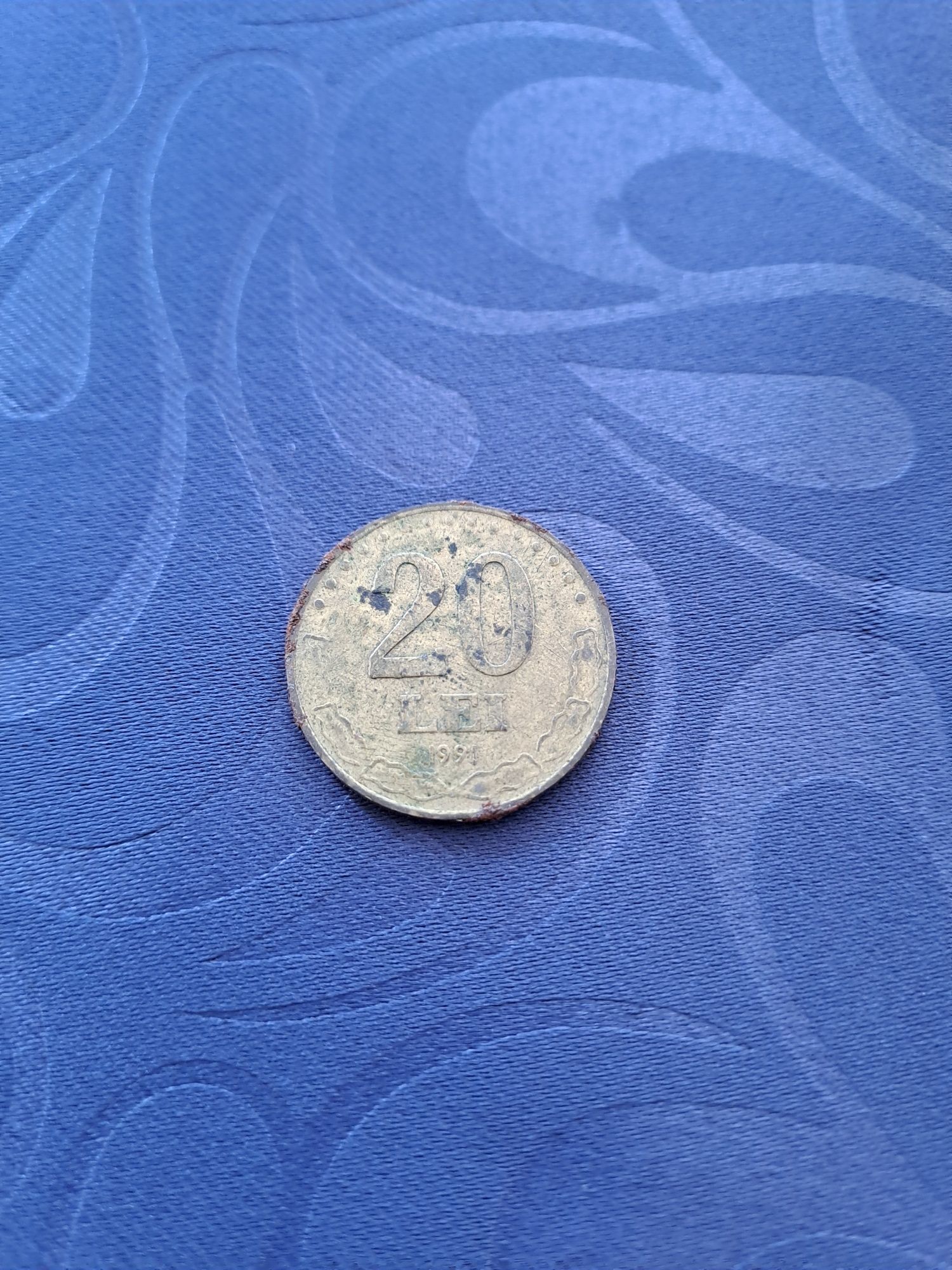 Moneda 20 Lei  Ștefan cel Mare 1991