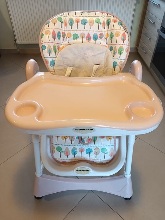 Scaun Wunderkid Loofy, Alb/Roz