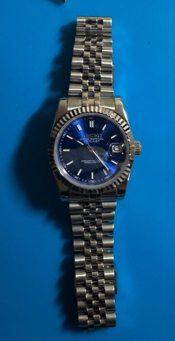 Часовник Seiko Mod Datejust Royal Blue NH35