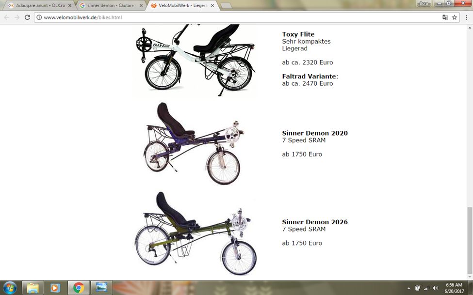 Bicicleta recumbent orizontala cadru aluminiu scaun carbon, suspension