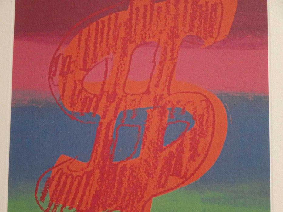Cromolitografie Andy Warhol, ‘Dollar Sign’ | Piesa Foarte RARA