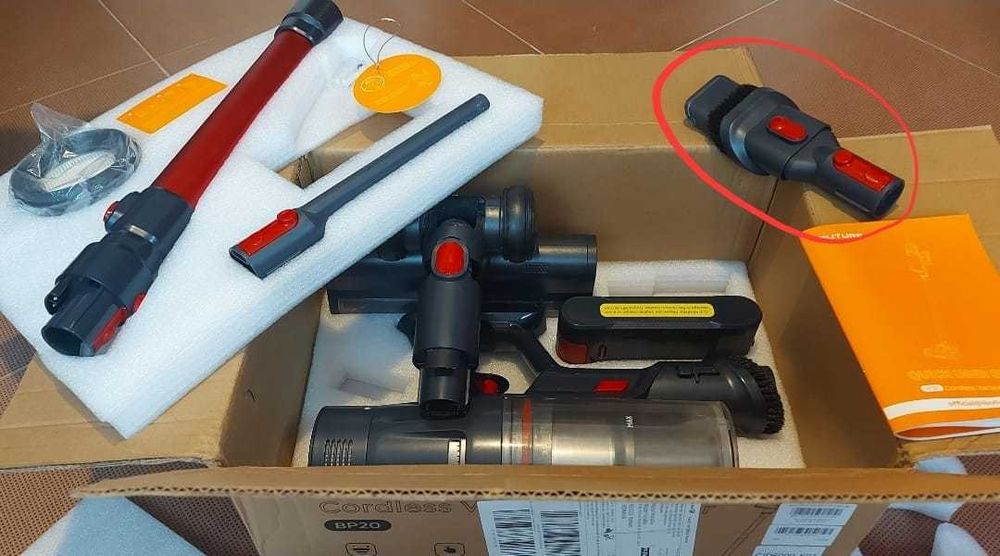 Aspirator vertical de mana Buture BP20, 600W - 50KPa - pana la 60 min