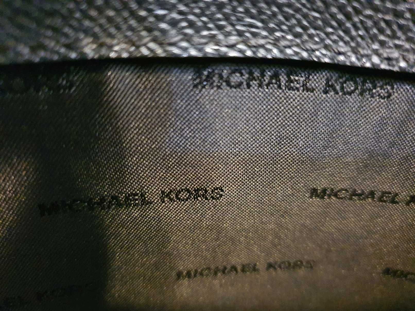 Чанта MICHAEL KORS, естествена кожа, черна