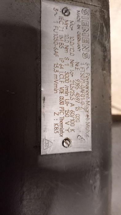 Servmotore  generator SIEMENS  C N C   3 bucat