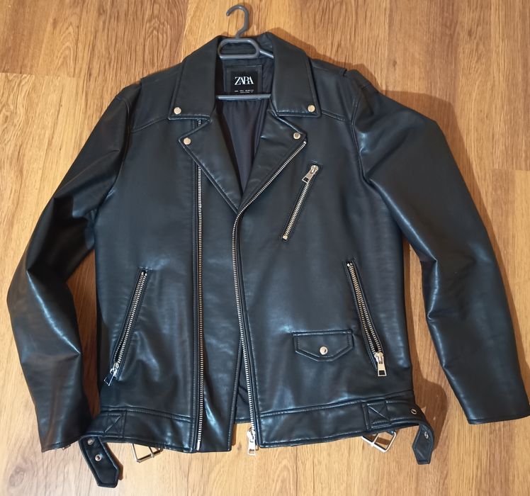 Мъжко кожено яке ZARA