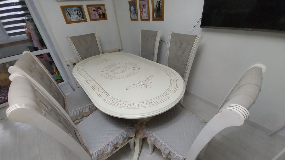 Продам стол, стулья в комплекте  60000тг!!!