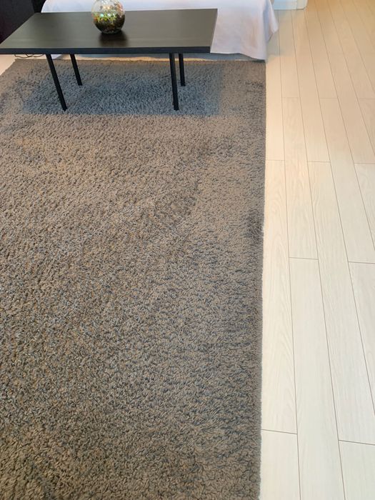 Covor Shaggy, fir lung, gri