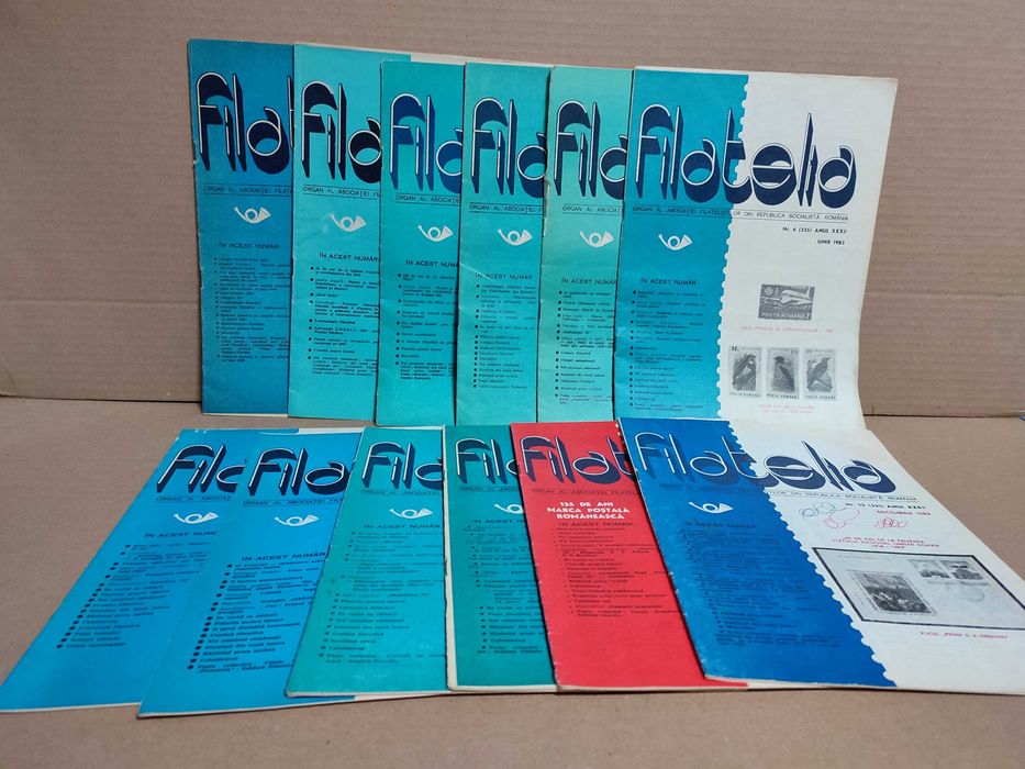 Reviste "Filatelia" 1981-82-83-84-85-90