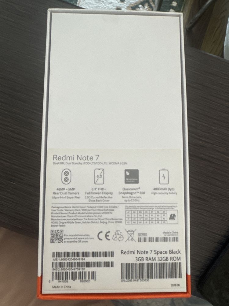 Смартфон Redmi note 7