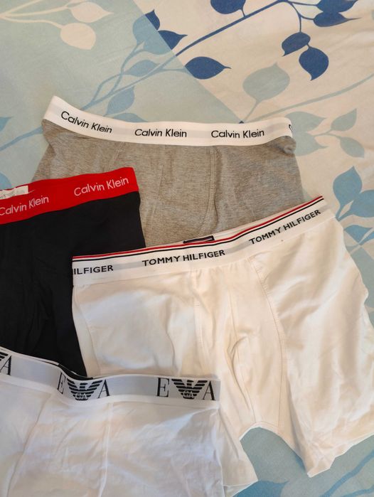 Chiloti Calvin klein, Tommy Hilfiger si Emporio Armani
