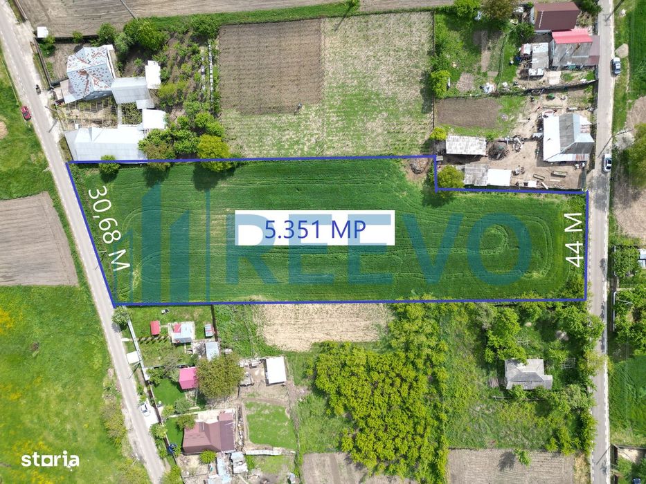 Teren de vânzare, Sat Valea Mare, Com. Roșiori, Bacău