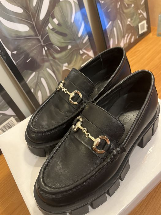 Мокасини от естествена кожа Answear Lab