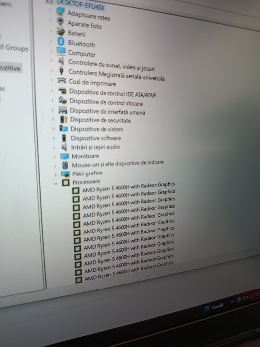 LaptopRyzen 5 4600H GTX 1650 Ti RAM 16GB ssd 512gb baterie 3 ore