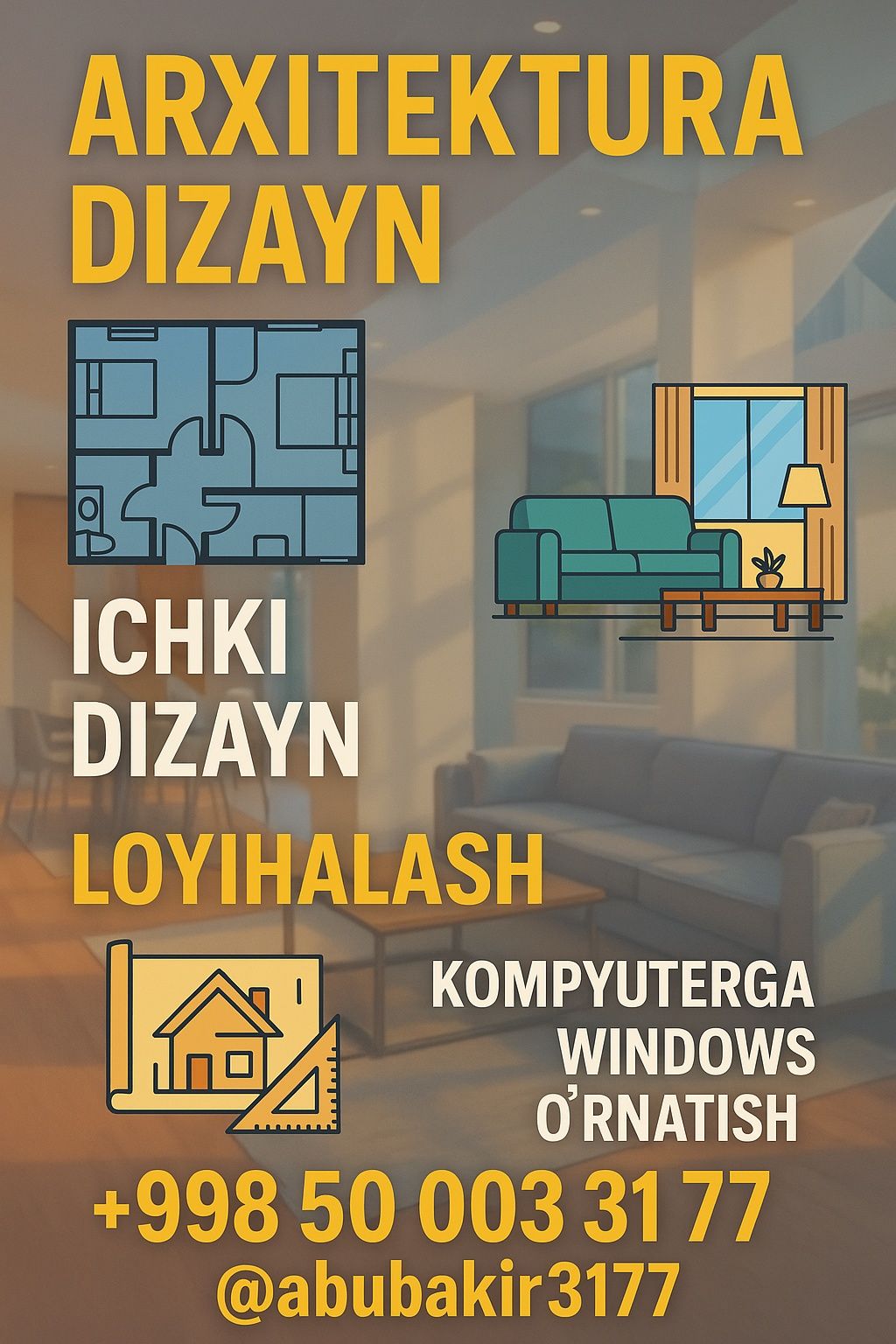 Arxitektura loyihalash O'zbekiston bo'ylab zakaz olamiz.