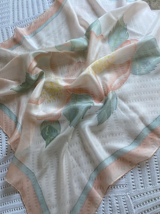 Дамски  шал естествена коприна