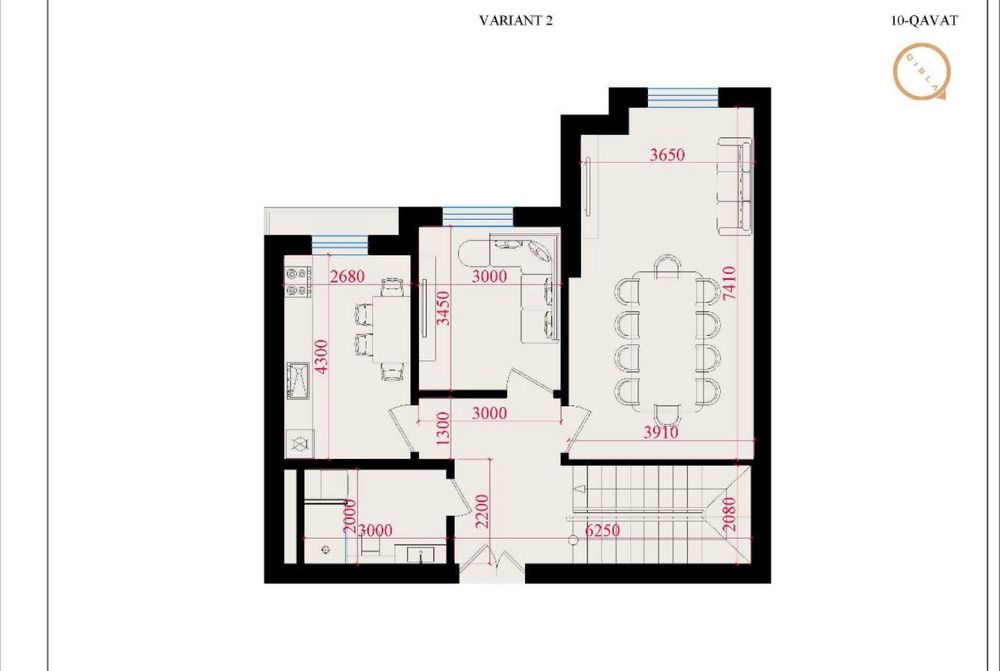 Срочно Продается Квартира 8/10-11/11 230м2 на ЖК «Мухташам» Алайский