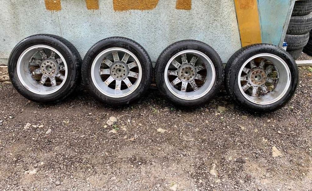 Алуминиеви джанти 16" 5x112 + ЗИМНИ ГУМИ Michelin - Vw,Audi,Seat,Skoda