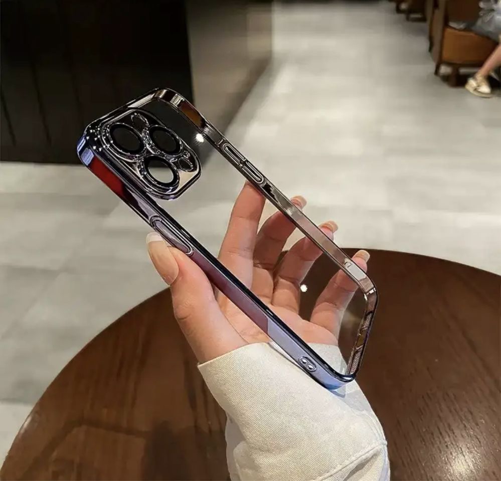 Iphone 16,15,14,13 всички модели кейс с протектор за камерата +Протект