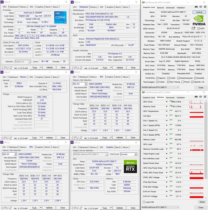 Corsair Vengeance RGB RT Gunmetal 32GB DDR4 3600MHz CL16