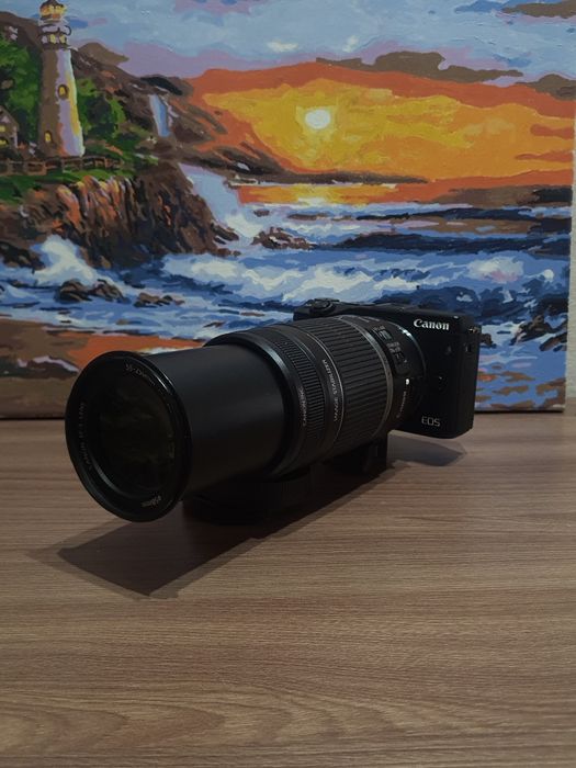 Фотоаппарат canon eos m3 с двумя объективами