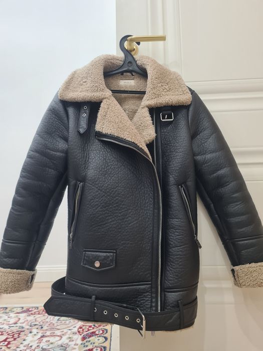 Итальянская дубленка авиатор