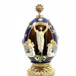 House of Faberge(OU)portelan Tesori,placat cu aur de 24k. "Invierea"