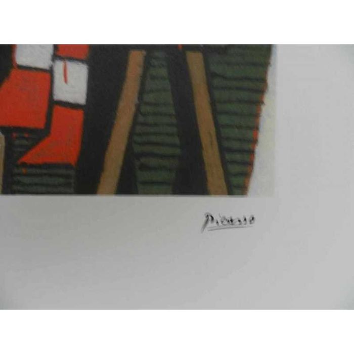 Pablo Picasso - Masa de seara, litografie