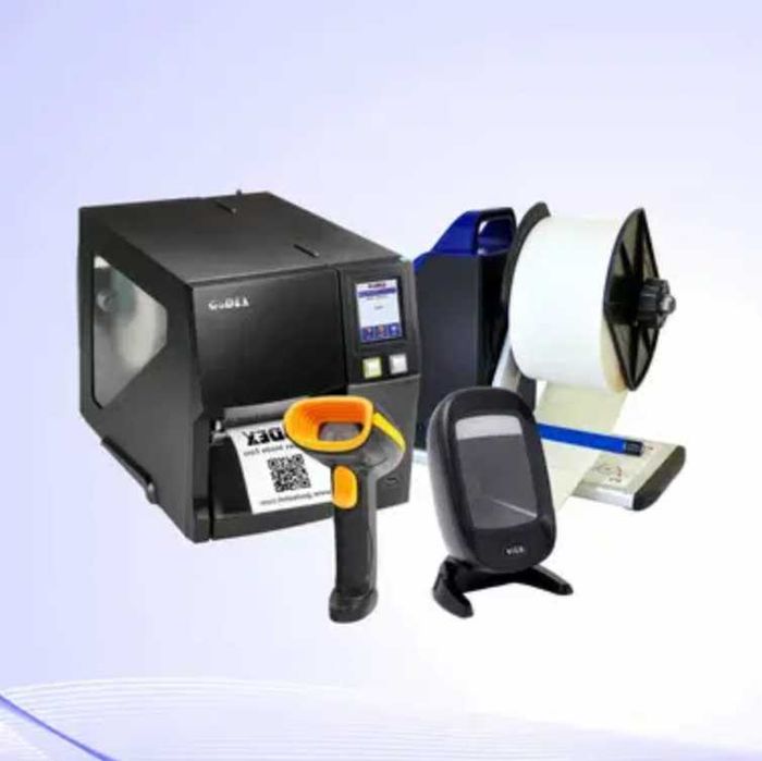 Termo printer, skaner, namotchik, rewinder