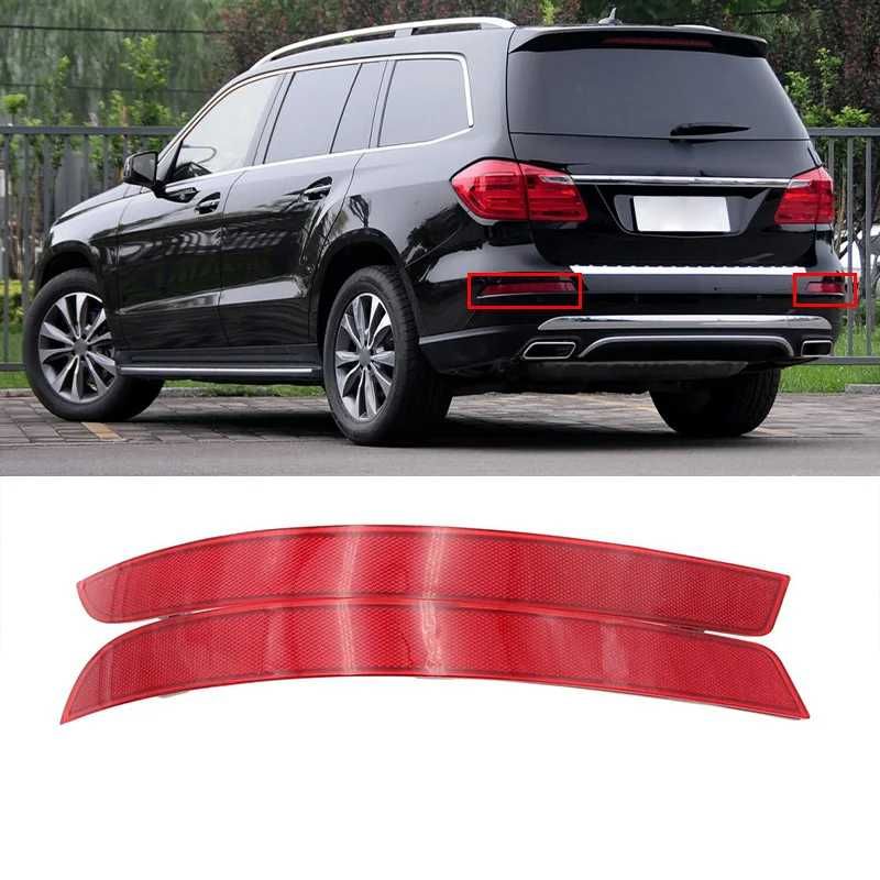 Рефлектор светлоотразител за задна броня Mercedes GL166 GLS W166 12-19