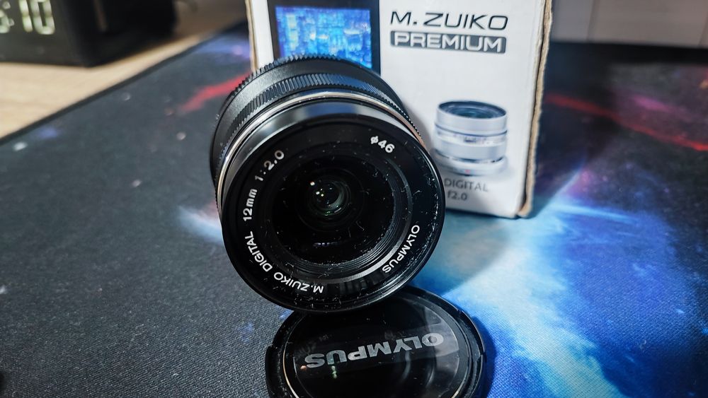 Obiectiv olympus 12mm f2.0