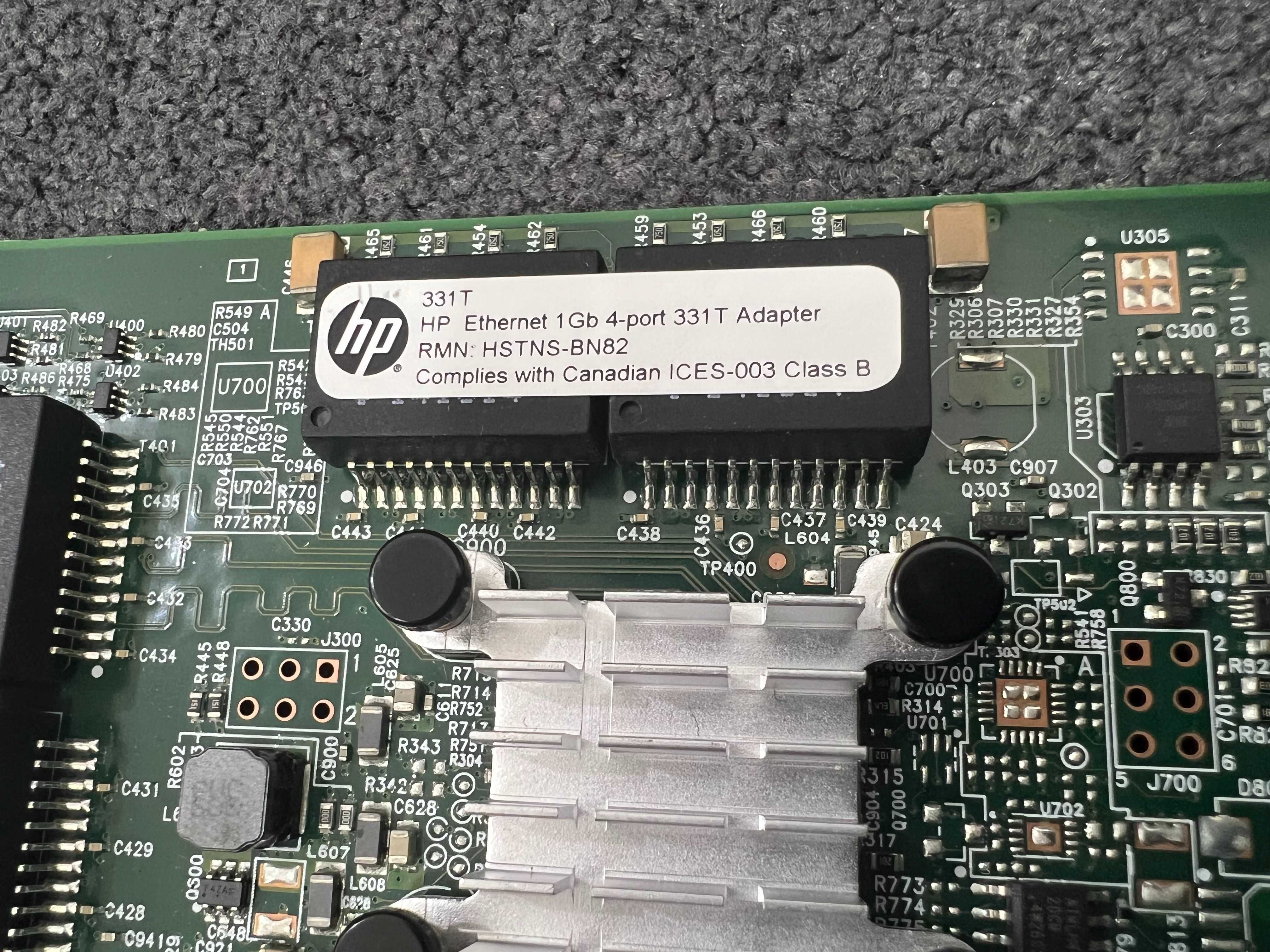 NEW!! Сетевой адаптер HP Ethernet 1Gb 4-port 331T Adapter HP Gen7 Gen8
