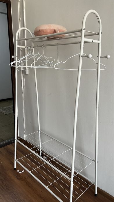 Напольная вешалка для одежды + полки | Отличное состояние