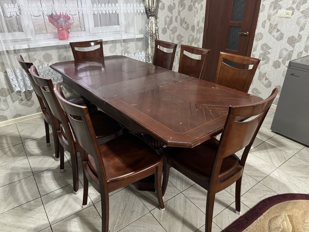 Столь стулья красный дуб