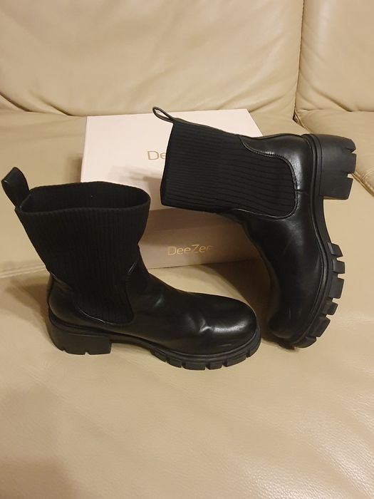 Обувки тип боти, ботушки- черни