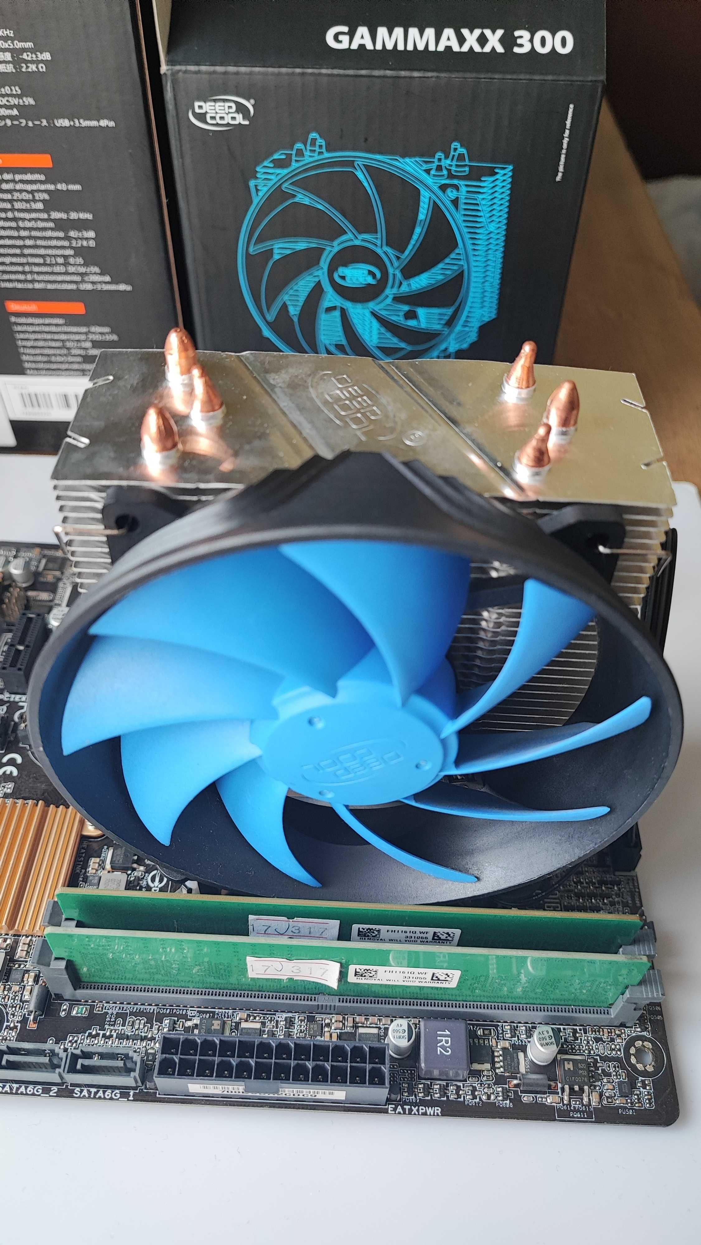 Дънo ASUS H110M-CS, Процесор Intel Core i7-7700 +Охладител ,DDR4 и PSU