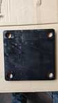 Placute tabla stâlpi 200X200MM gR. 12 stâlpi hale metalice  gard