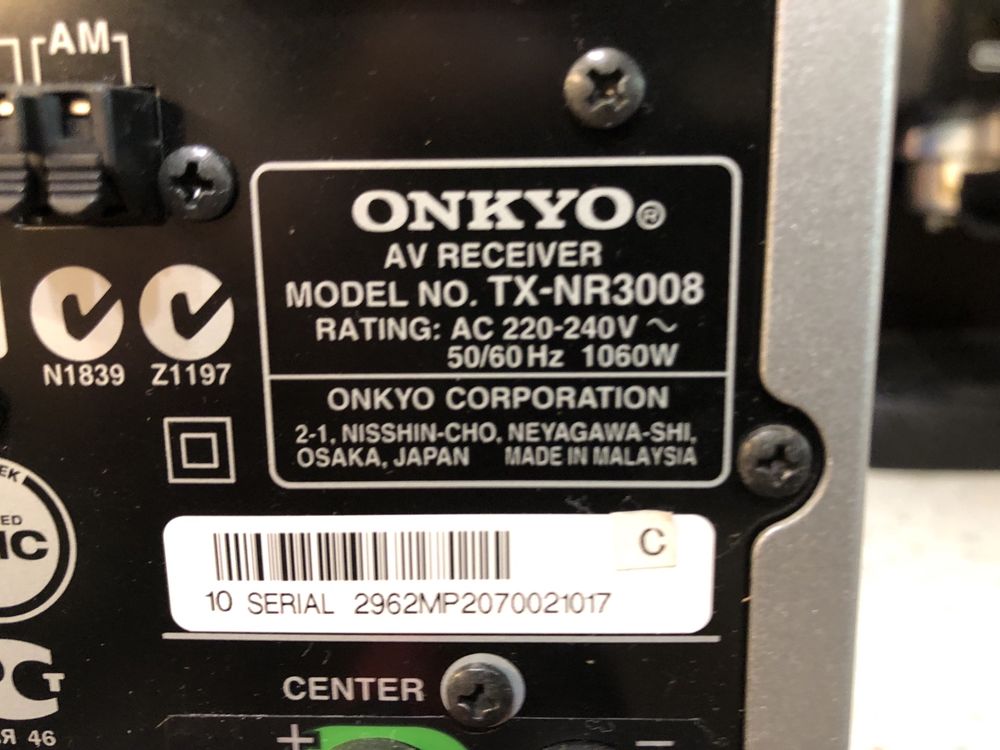 25 кг Onkyo TX-NR3008
