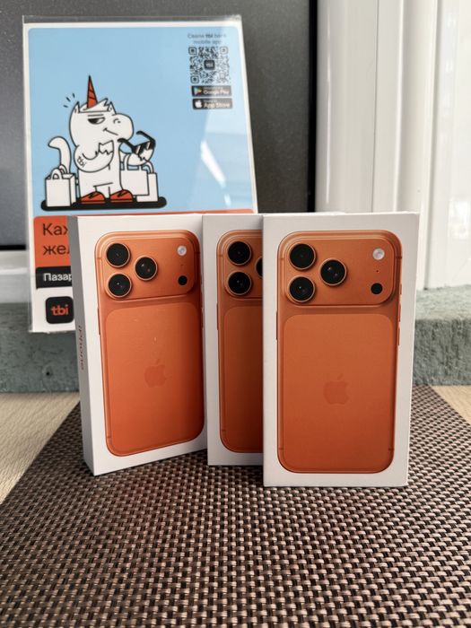 НОВИ! 512Gb *ЛИЗИНГ* iPhone 17 Pro Cosmic Orange /Айфон Гаранция