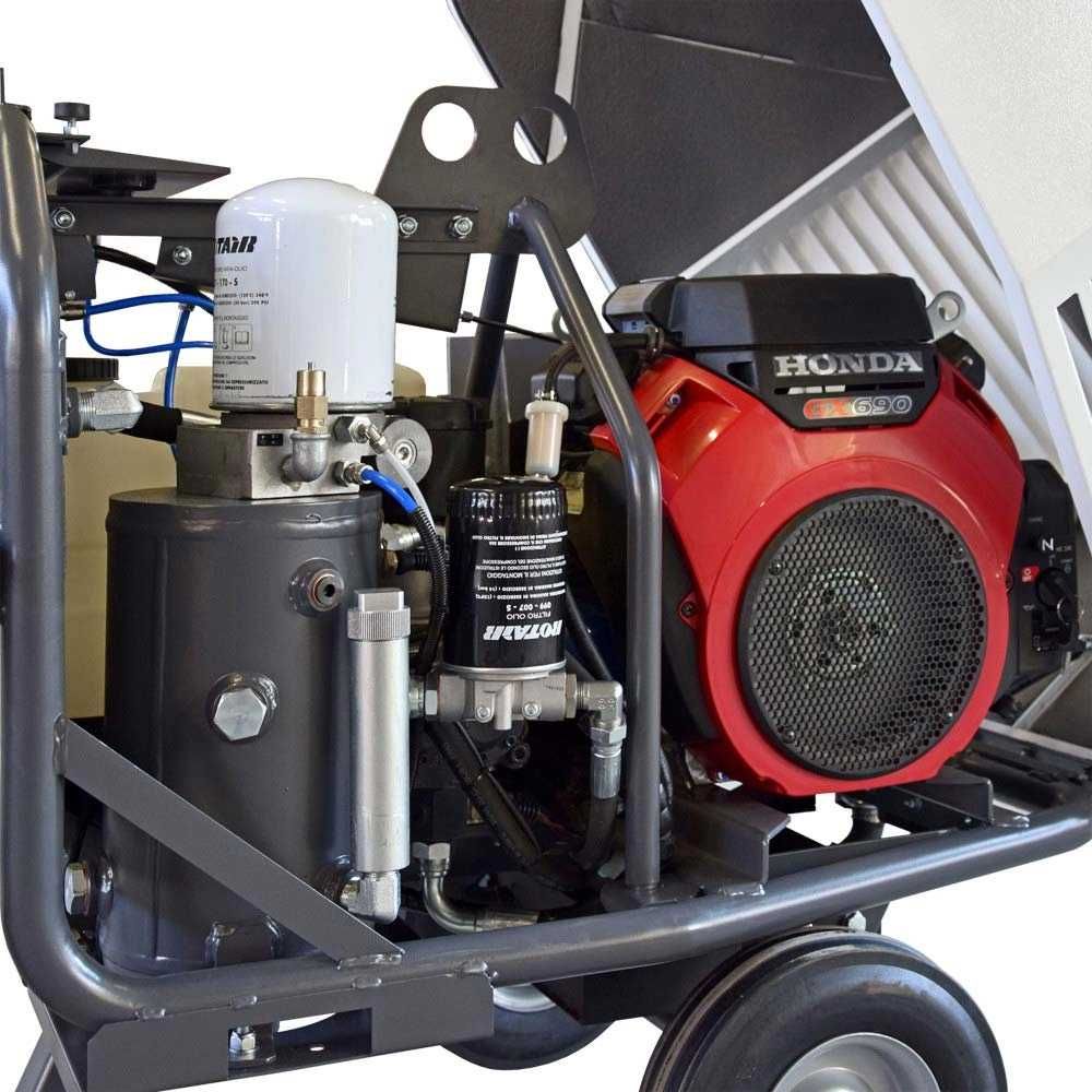 RESIGILAT-Motocompresor ROTAIR VRK 16 AE 1600l/min 6 bar motor benzina