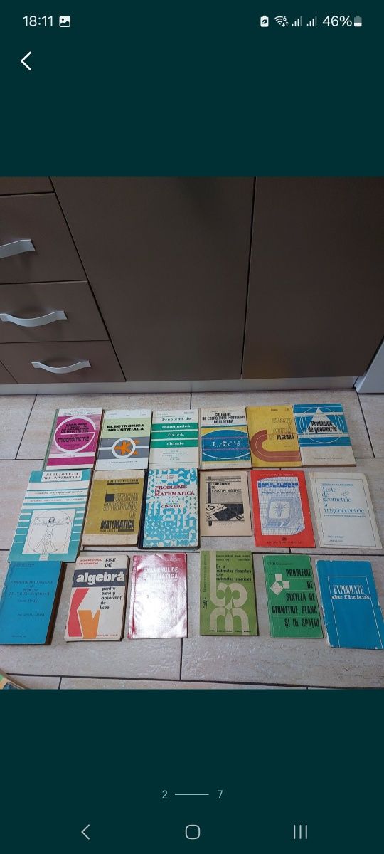 Culegeri matematică, fizică și chimie