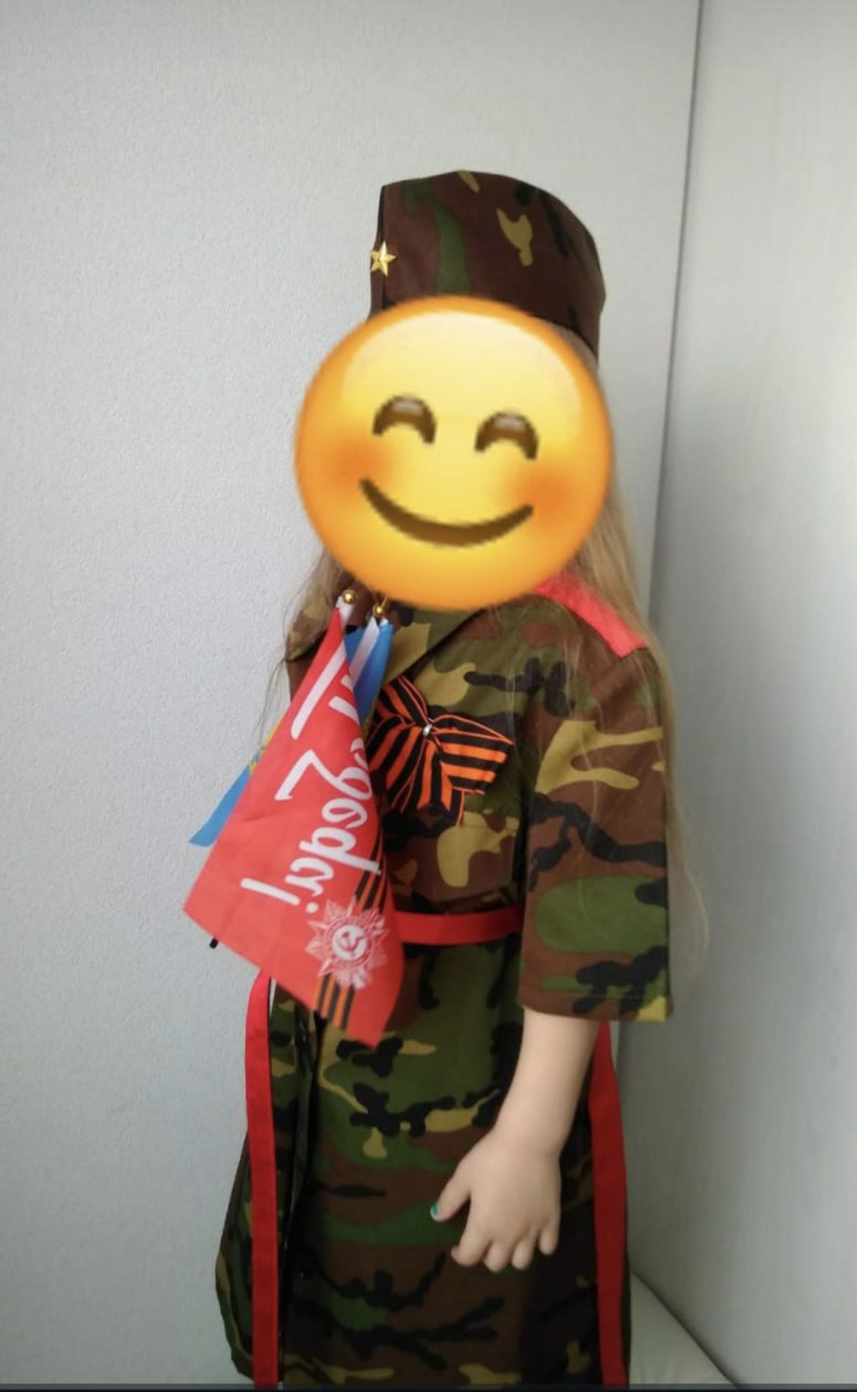 Костюм военный на девочку