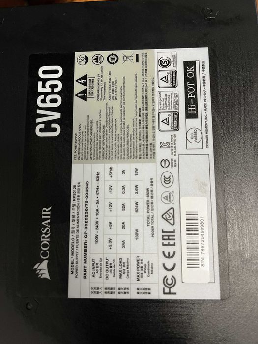 Sursa Corsair CV650