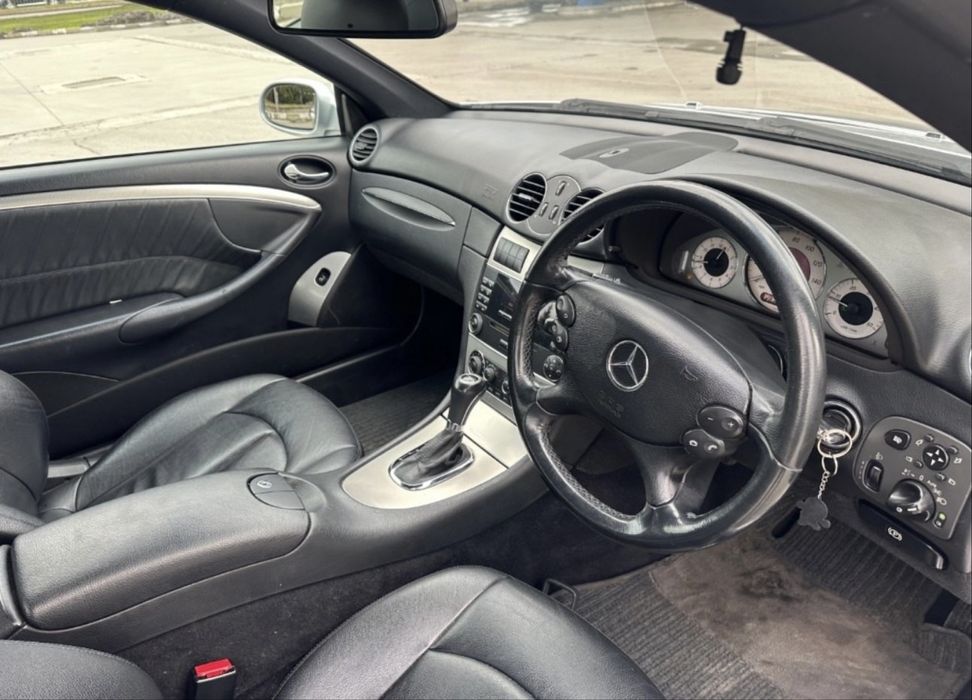 На части! Mercedes CLK220 CDI facelift, автомат, черен кожен салон