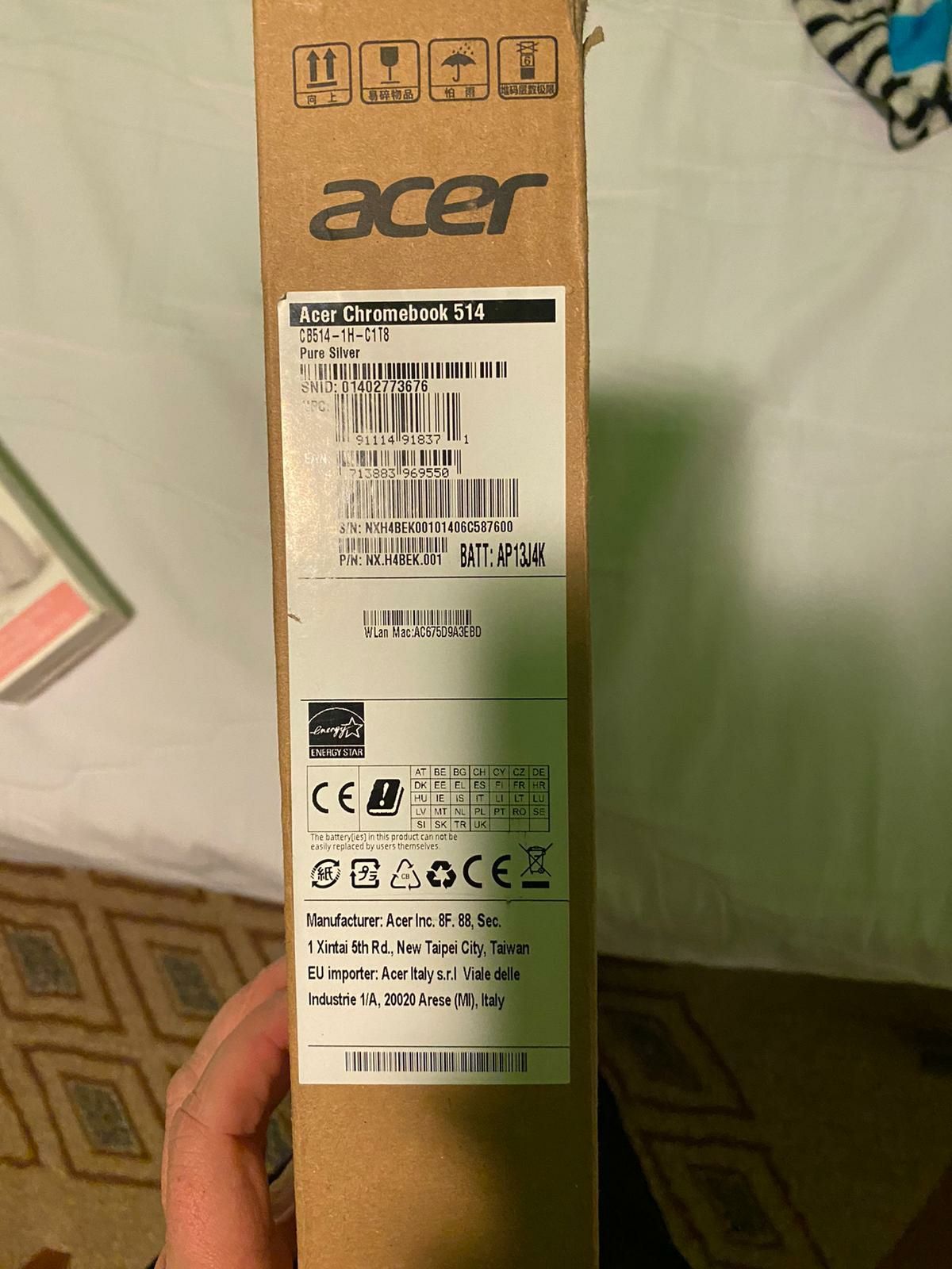 Acer Chromebook 14 CB514-1H - (Intel Celeron N3350, 4GB RAM, 32GB eMMC