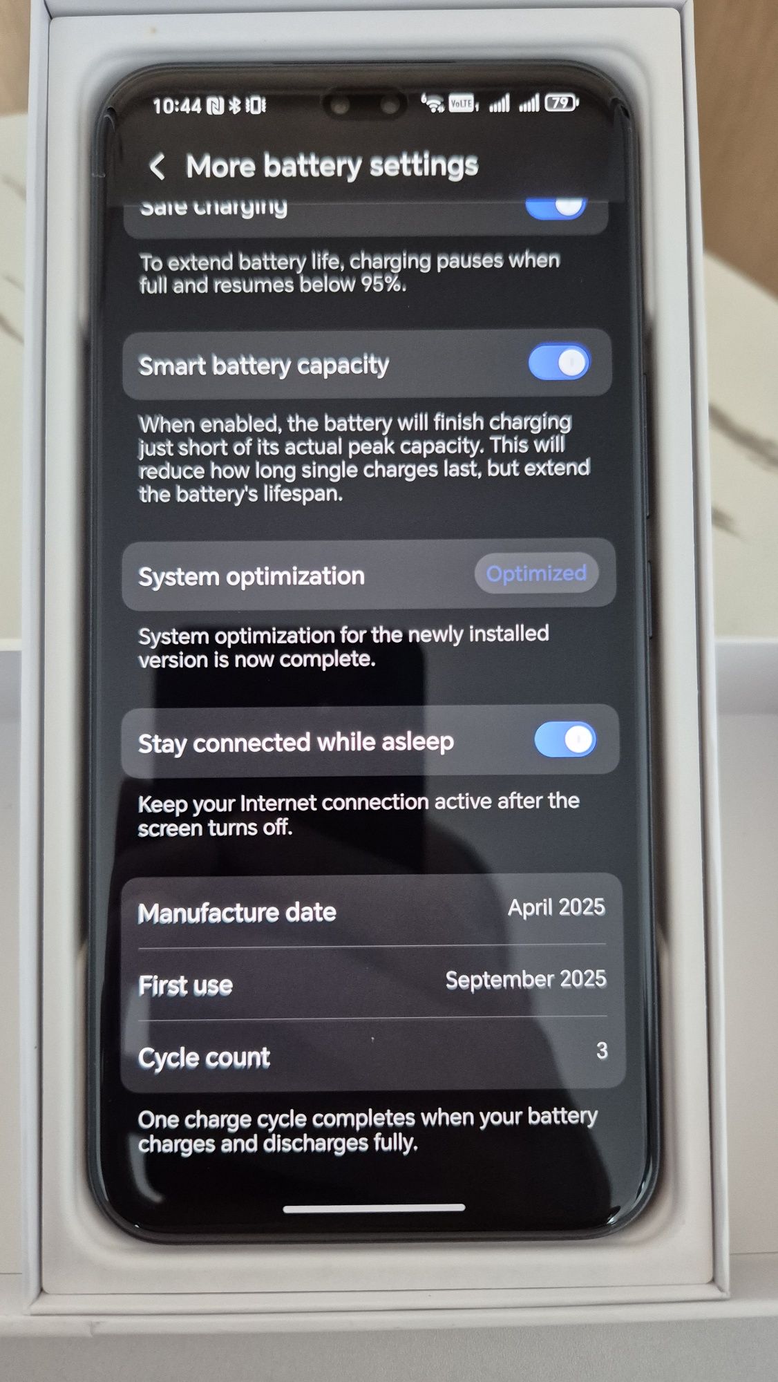 Honor 400 pro закупен на 12.09.2025 (с гаранция)