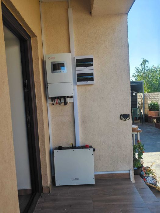 MONTAJ Sistem de panouri fotovoltaice de 6 kw cu baterie de 5 kw
