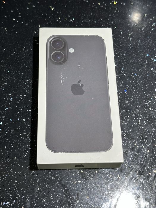 Iphone 16 Black 128GB Чисто НОВ! Неразпечатан! Гаранция!