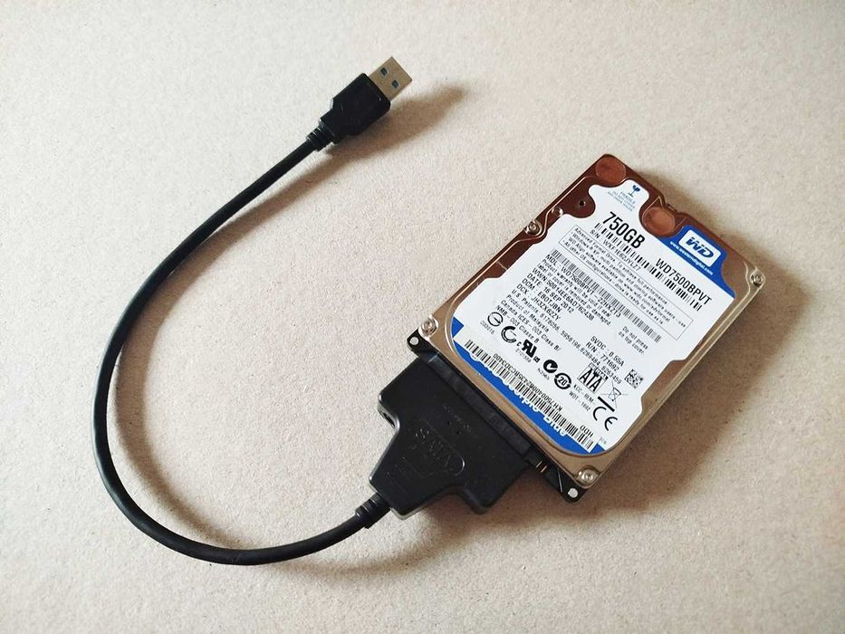 Внешний жесткий диск USB 3.0 HDD 750 GB 100% здоровье Western Digital