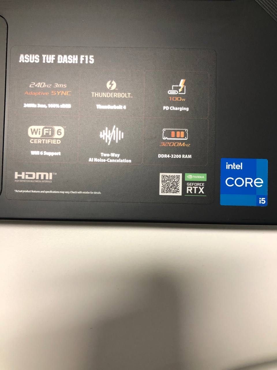 Asus tuf dash F15